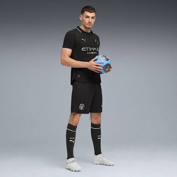 Manchester City 25/26 Authentic Away Jersey Men, PUMA Black, extralarge