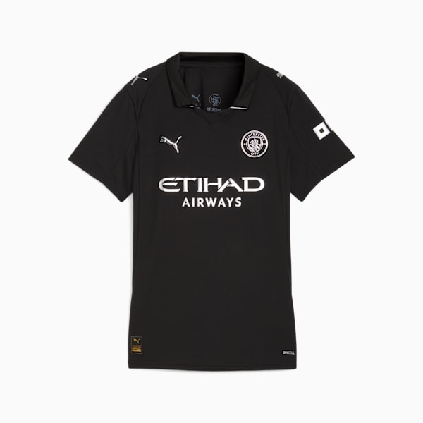 Manchester City 25/26 Replica Away Jersey Women, PUMA Black, extralarge