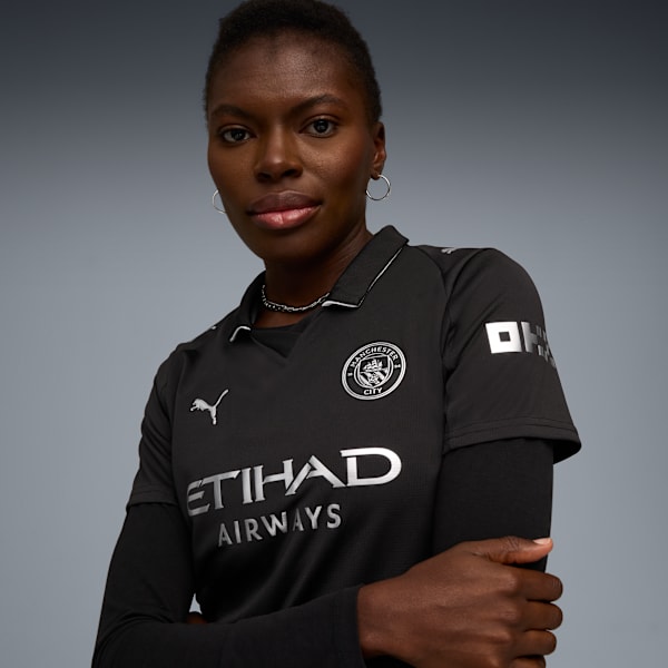 Manchester City 25/26 Replica Away Jersey Women, PUMA Black, extralarge