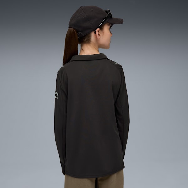 Manchester City Replica Youth Long-Sleeve Football Jersey, PUMA Black, extralarge-IND