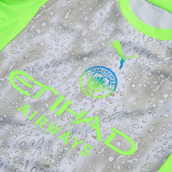 Manchester City 25/26 Long Sleeve Third Jersey Youth, Cool Weather-Pro Green, extralarge-GBR