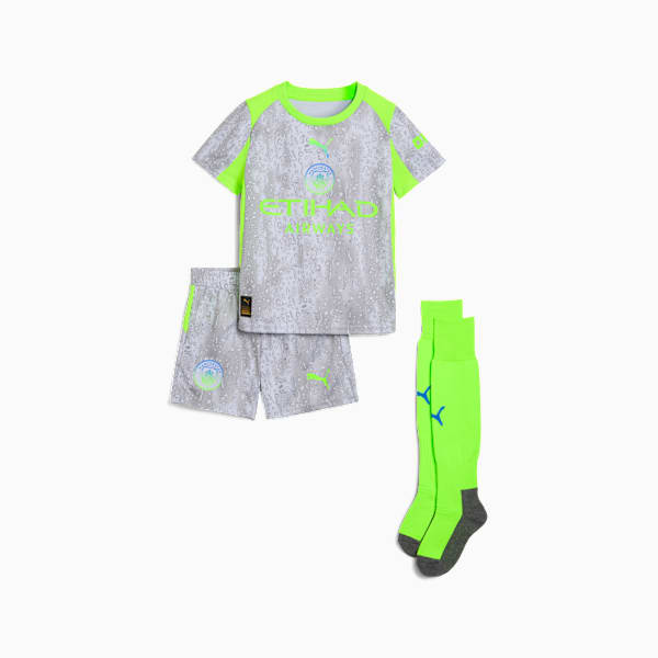 Manchester City 25/26 Third Minikit Kids, Cool Weather-Pro Green, extralarge