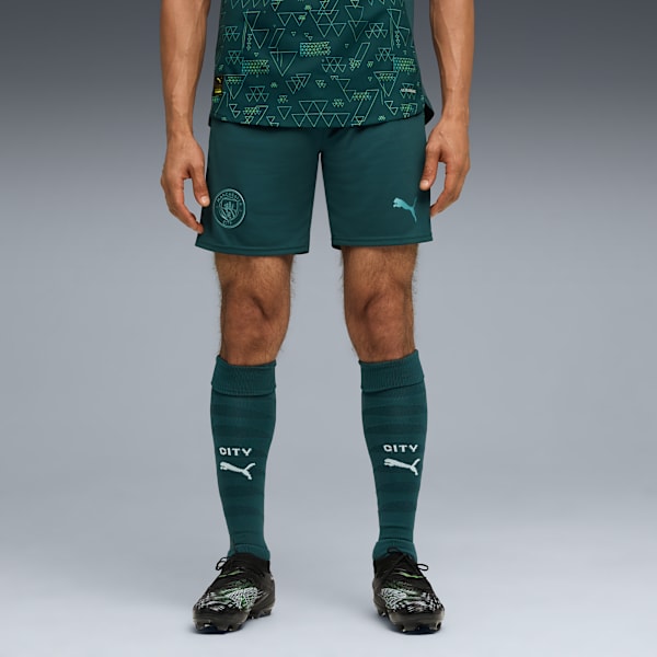 Manchester City 25/26 Shorts Men, Green Terrain, extralarge