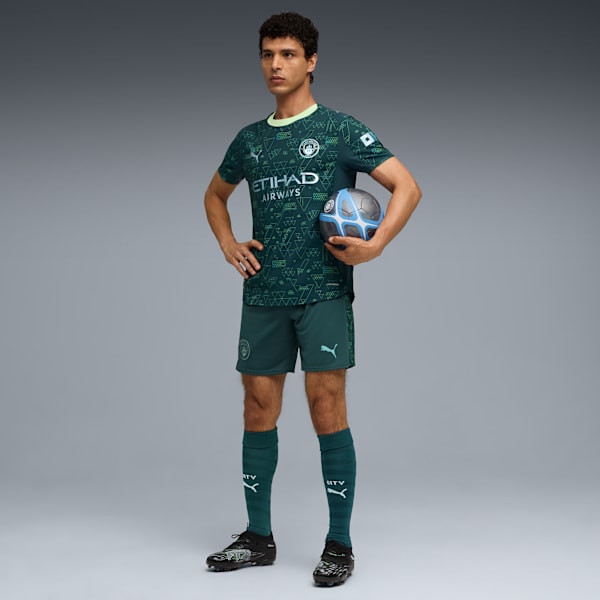 Manchester City 25/26 Shorts Men, Green Terrain, extralarge