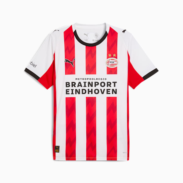 PSV Eindhoven 25/26 Home Jersey Men, PUMA White-For All Time Red, extralarge