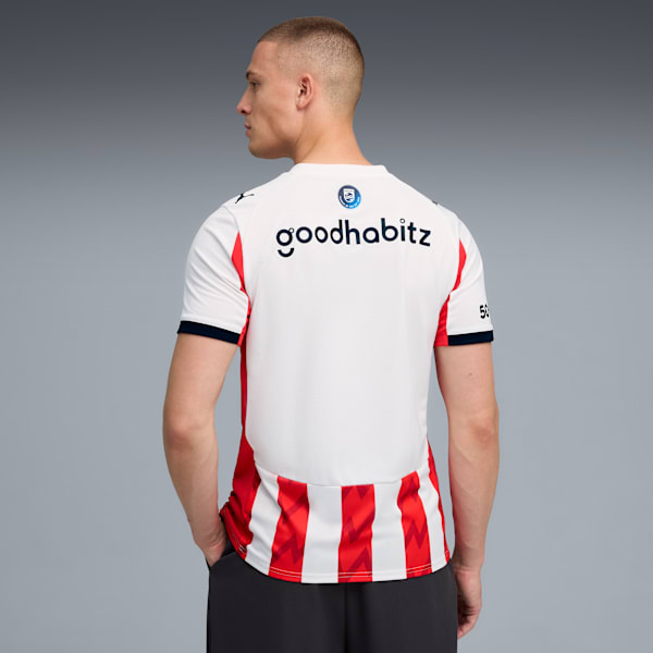 PSV Eindhoven 25/26 Home Jersey Men, PUMA White-For All Time Red, extralarge