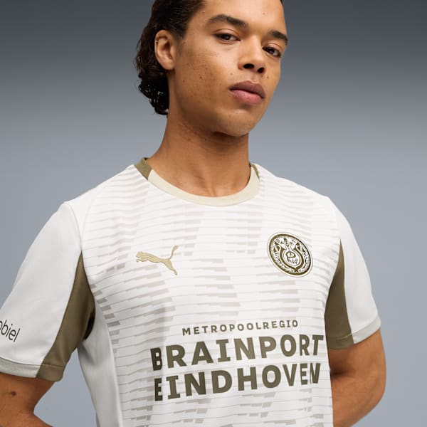 メンズ 2025-26 PSV サード レプリカ 半袖 ユニフォーム, PUMA White-Desert Dust, extralarge-JPN