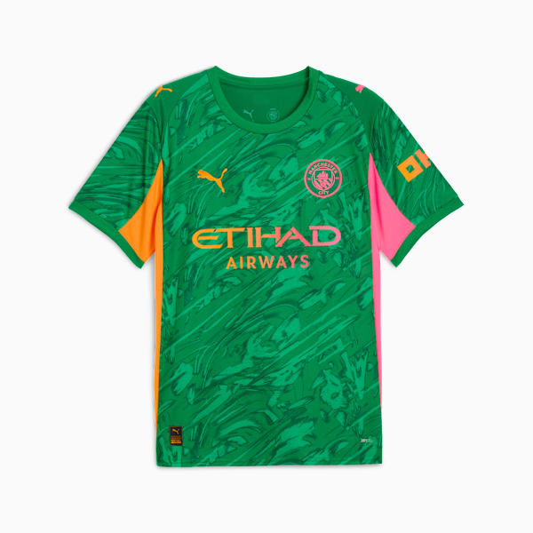 Manchester City 25/26 Goalkeeper Jersey Men, Archive Green-Heat Fire, extralarge-GBR