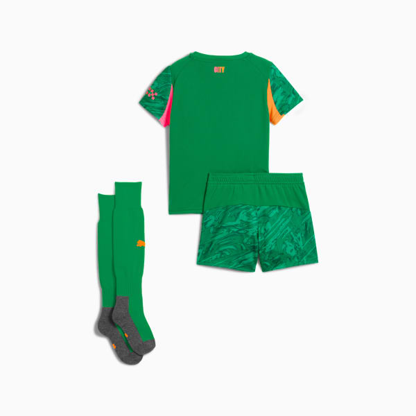 Manchester City 25/26 Goalkeeper Minikit Kids, Archive Green-Heat Fire, extralarge-GBR