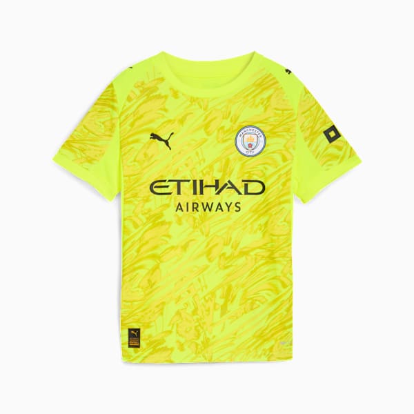 Manchester City 25/26 Goalkeeper Jersey Youth, Yellow Alert, extralarge-GBR