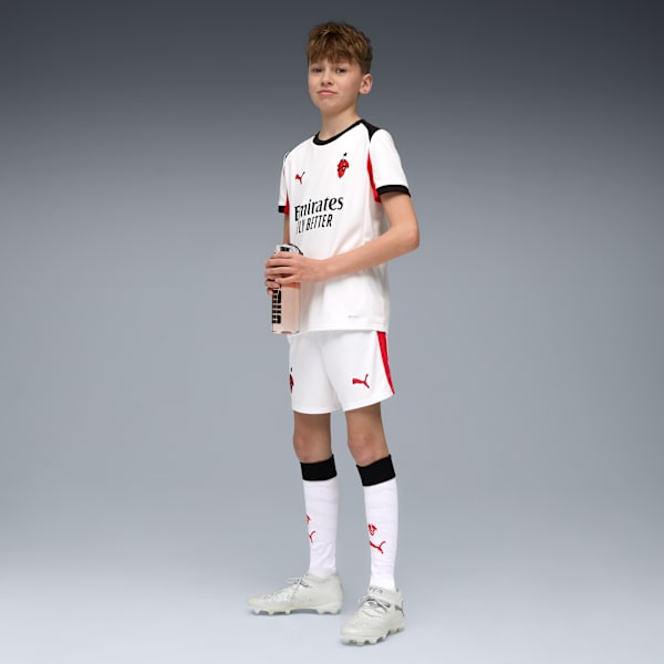 AC Milan 25/26 Shorts Youth, PUMA White-For All Time Red, extralarge-GBR