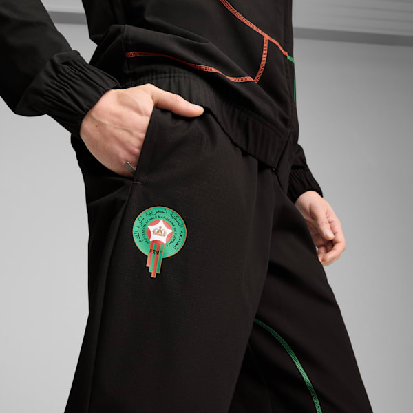 Morocco ftblStatement Track Pants Men, PUMA Black-PUMA Red-Archive Green, extralarge