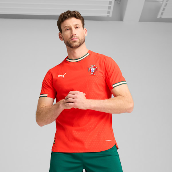 Portugal 2025 Authentic Home Jersey Men, Sport Red-Sugared Almond, extralarge