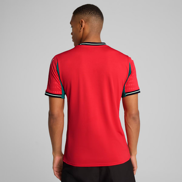 Portugal Women's Team 2025 Home Jersey Men, Pure Red-Fresh Mint, extralarge
