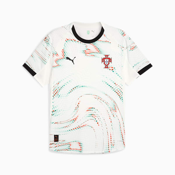 Portugal '25 Away Authentic Men's Soccer Jersey, PUMA White-PUMA Black, extralarge
