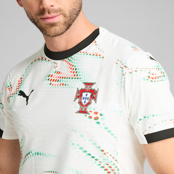 Portugal '25 Away Authentic Men's Soccer Jersey, PUMA White-PUMA Black, extralarge