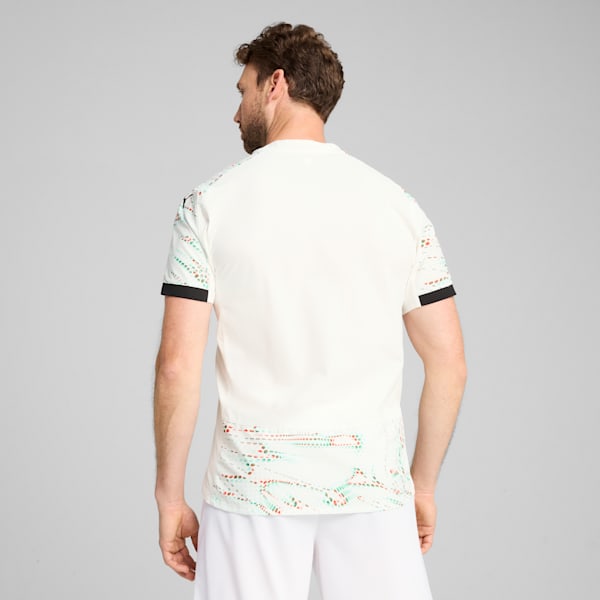 Camiseta de fútbol de visitante auténtica para hombre de Portugal '25, PUMA White-PUMA Black, extralarge