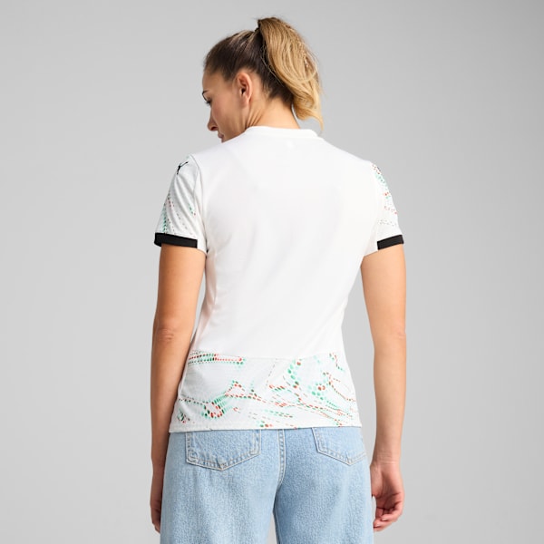 Réplica de la playera de fútbol away para mujer Portugal '25, PUMA White-PUMA Black, extralarge