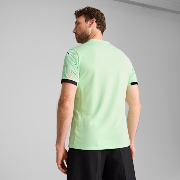 Portugal Women's Team 2025 Away Jersey Men, Fresh Mint-PUMA Black, extralarge