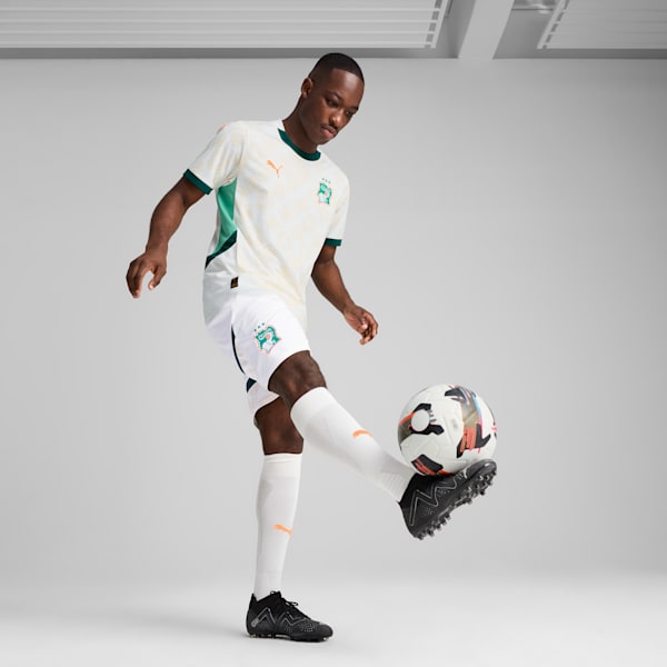 Ivory Coast 2025 Shorts Men, PUMA White-Dark Myrtle, extralarge