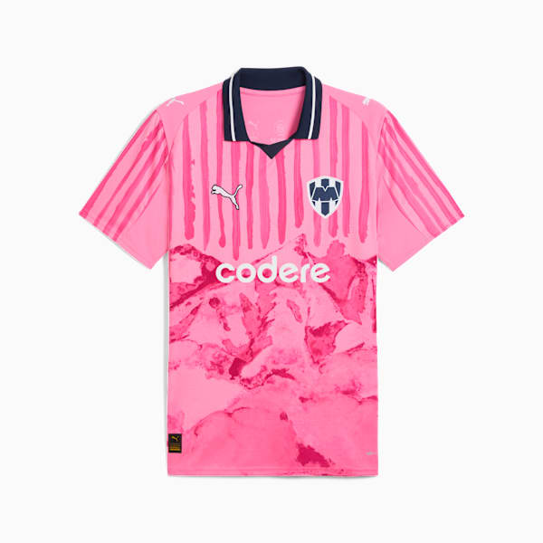 KIDSUPER x CF MONTERREY Jersey Men, Fast Pink-PUMA White, extralarge