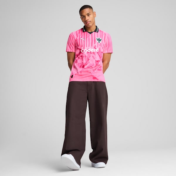Camiseta KIDSUPER x CF MONTERREY Hombre, Fast Pink-PUMA White, extralarge