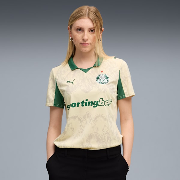 PUMA x KIDSUPER SE PALMEIRAS Jersey Women, Creamy Vanilla-Vine, extralarge