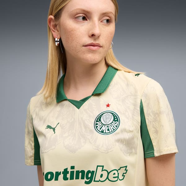 PUMA x KIDSUPER SE PALMEIRAS Jersey Women, Creamy Vanilla-Vine, extralarge