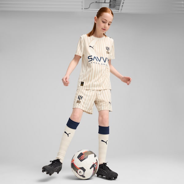 KIDSUPER x AL-HILAL SFC Shorts Youth, Alpine Snow-Club Navy, extralarge-GBR