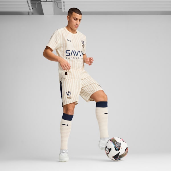 KIDSUPER x AL-HILAL SFC Shorts Men, Alpine Snow-Club Navy, extralarge