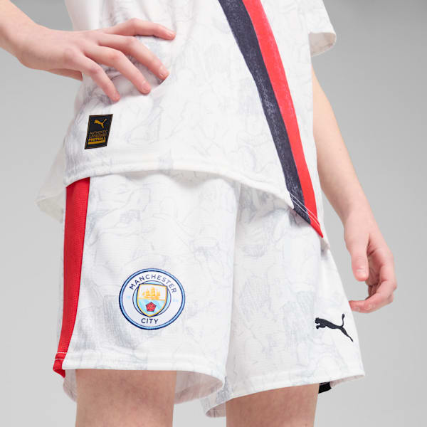 KIDSUPER x MANCHESTER CITY Shorts Youth, PUMA White-PUMA Black, extralarge-GBR