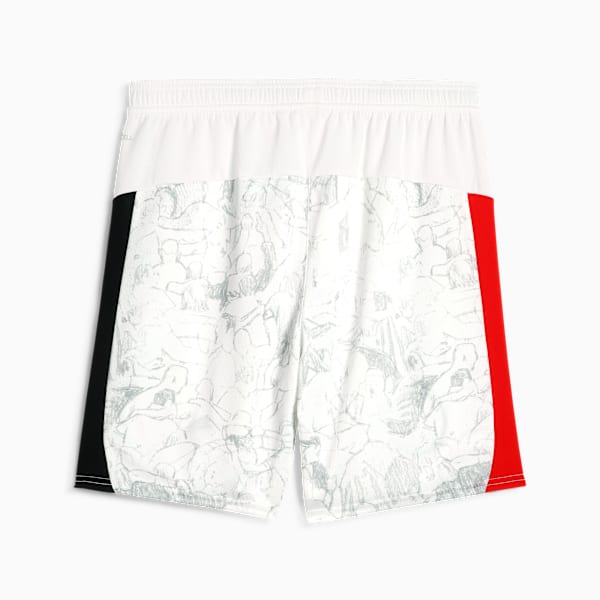 PUMA X KIDSUPER MCFC Men Performance Football Shorts, PUMA White-PUMA Black, extralarge-IND