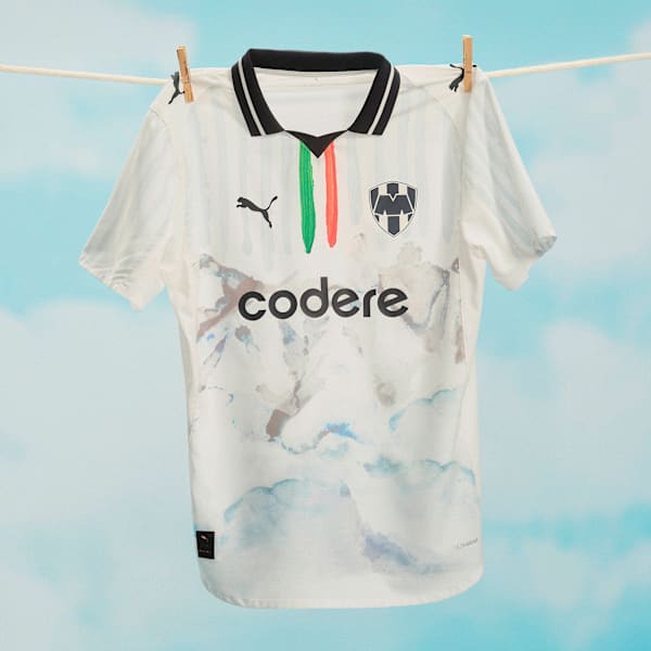 Jersey authentic KIDSUPER x CF MONTERREY para hombre con caja, PUMA White-Deep Navy, extralarge