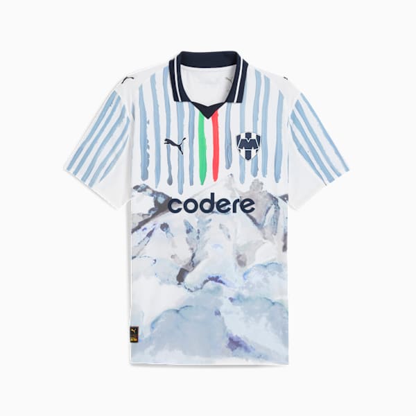 Jersey authentic KIDSUPER x CF MONTERREY para hombre con caja, PUMA White-Deep Navy, extralarge