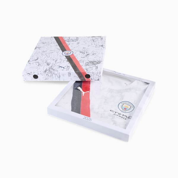 Jersey auténtico para hombre KIDSUPER x MANCHESTER CITY, PUMA White-PUMA Black, extralarge