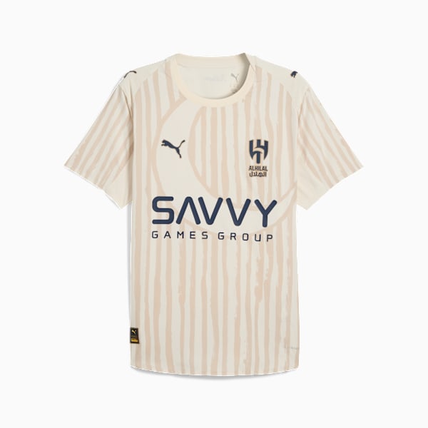 Jersey auténtico para hombre AHSFC PUMA x KIDSUPER, Alpine Snow-Club Navy, extralarge
