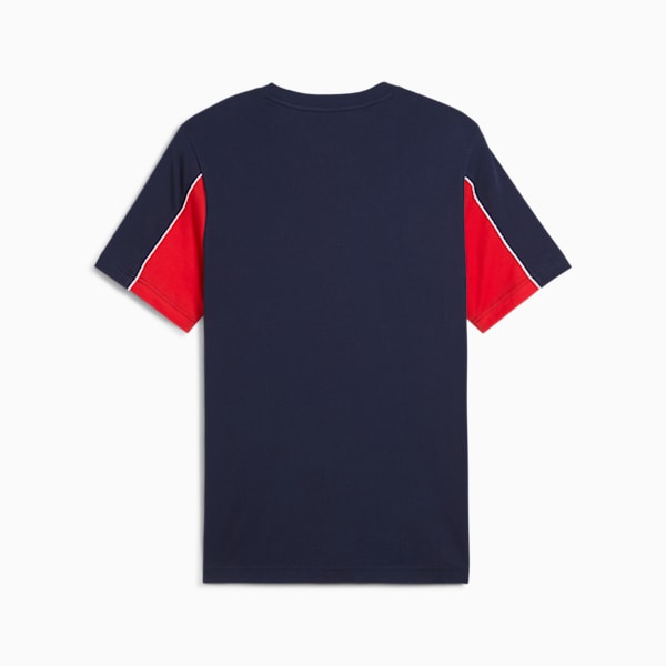 CHG ftblARCHIVE Men's Football Tee, PUMA Navy-PUMA Red, extralarge-IND