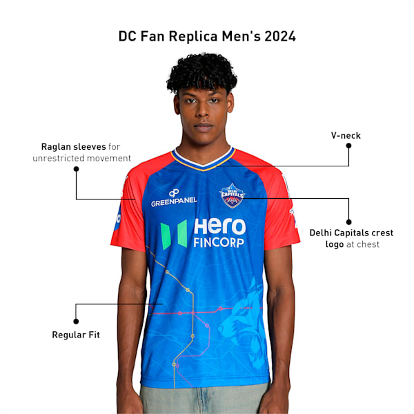 PUMA x DC 2024 Men's Replica Jersey, For All Time Red-Strong Blue, extralarge-IND