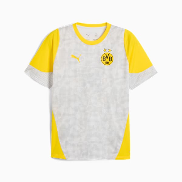 Borussia Dortmund Training Jersey Men, Silver Mist-Faster Yellow, extralarge