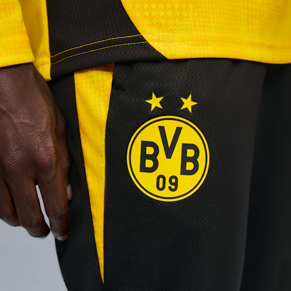 BVB TRG Pants Men, PUMA Black-Faster Yellow, extralarge