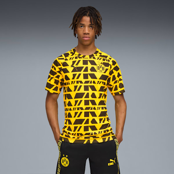 Borussia Dortmund Pre-match Jersey Men, Faster Yellow-PUMA Black, extralarge-GBR