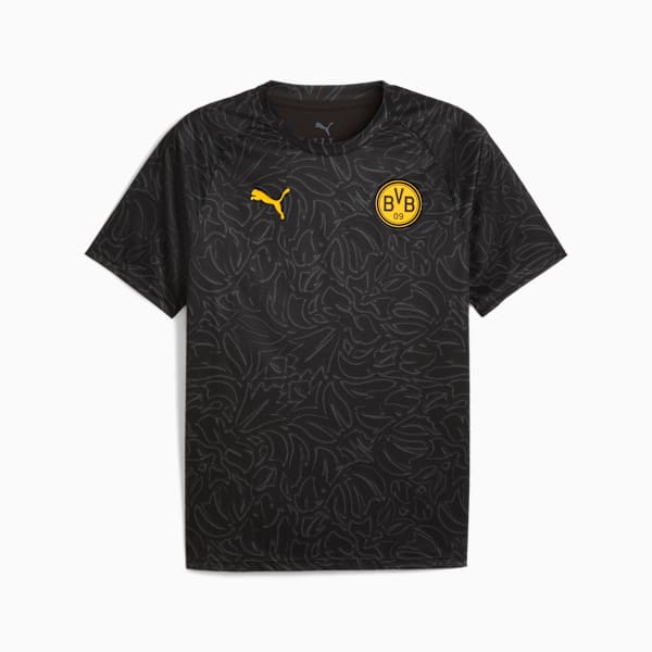 Maillot d’échauffement BVB Homme, PUMA Black-Yellow Sizzle, extralarge