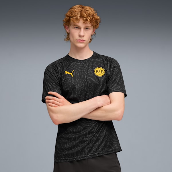 Maillot d’échauffement BVB Homme, PUMA Black-Yellow Sizzle, extralarge