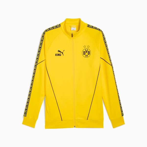 BVB KING Anthem Jacket Men, Faster Yellow-PUMA Black, extralarge