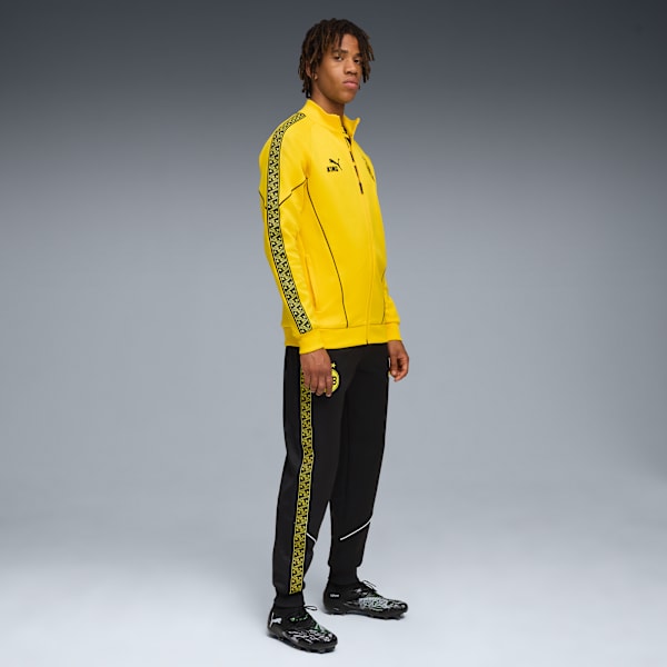 BVB KING Anthem Jacket Men, Faster Yellow-PUMA Black, extralarge