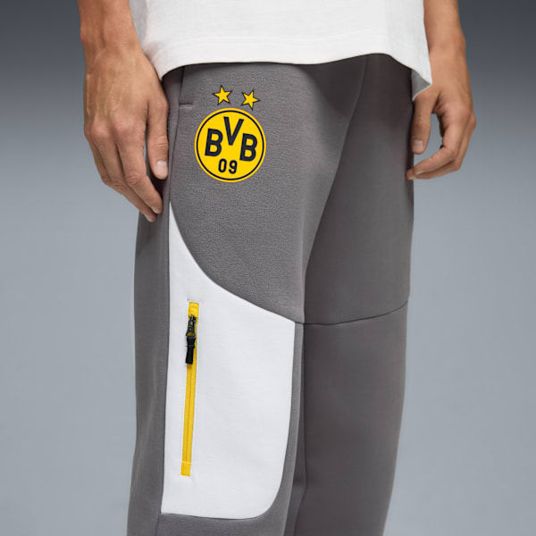 Borussia Dortmund PUMATECH Sweatpants Men, Cool Dark Gray-Faster Yellow, extralarge-GBR