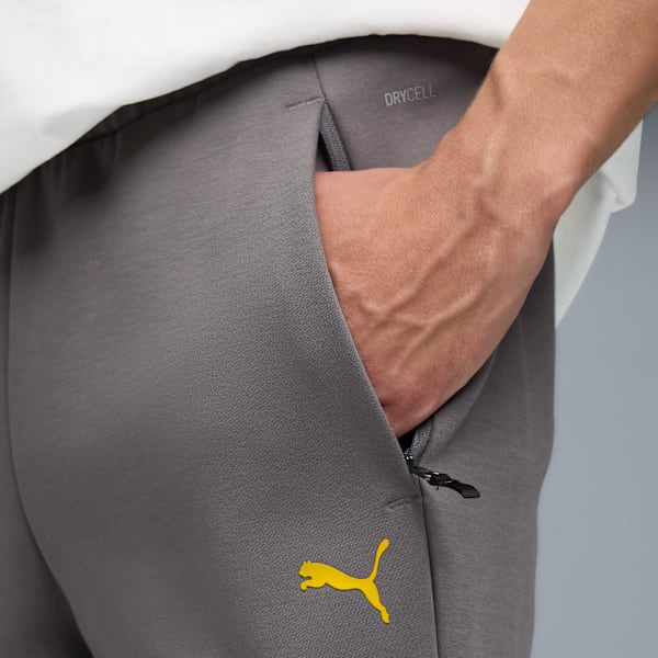 Borussia Dortmund PUMATECH Sweatpants Men, Cool Dark Gray-Faster Yellow, extralarge-GBR