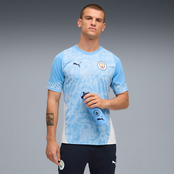 メンズ マンチェスターシティ FC トレーニング 半袖 シャツ, Team Light Blue-PUMA White, extralarge-JPN