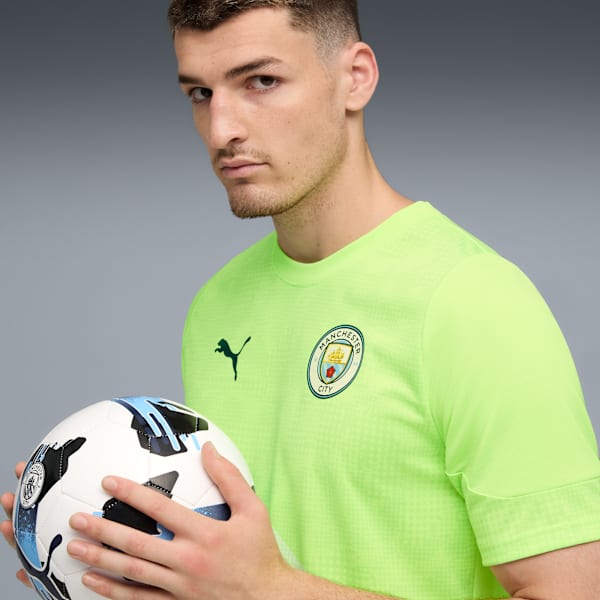 Manchester City Men's Soccer Jersey, Fizzy Apple-Blue Violet, extralarge