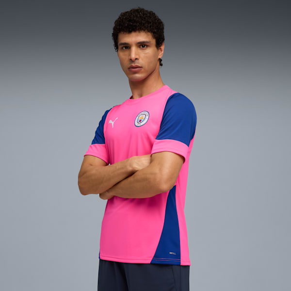 Manchester City Training Jersey Men, Fluro Pink Pes-Vivid Blue, extralarge-GBR
